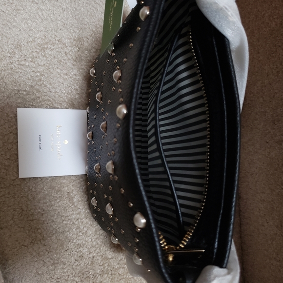 SOLD Kate Spade Pearl Studded Bag - Picture 9 of 11